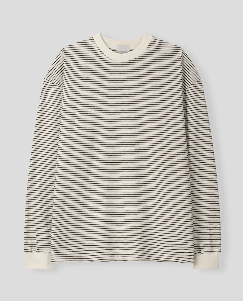 stripe boxy fit T