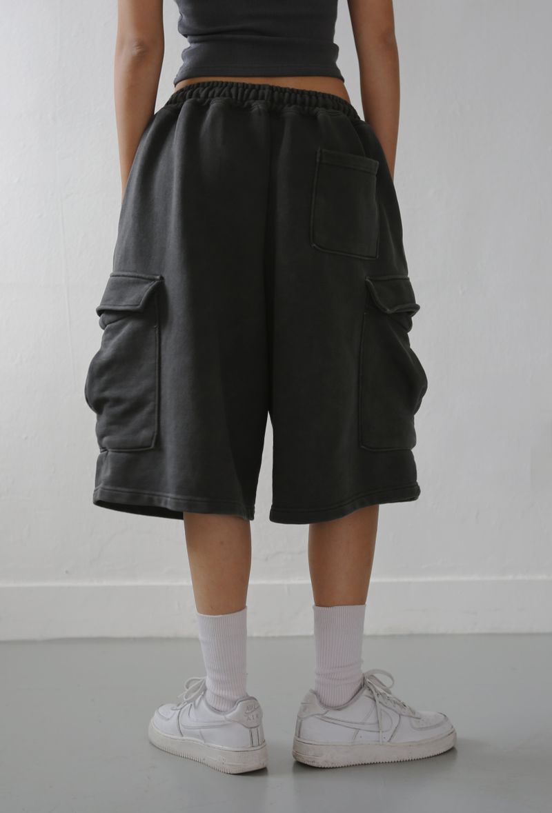 ASH PIGMENT BERMUDA PANTS