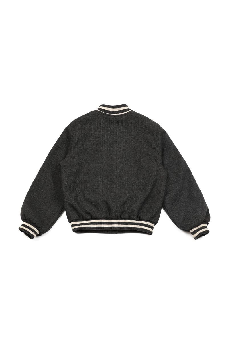 Wool Sporty Jacket [Charcoal]