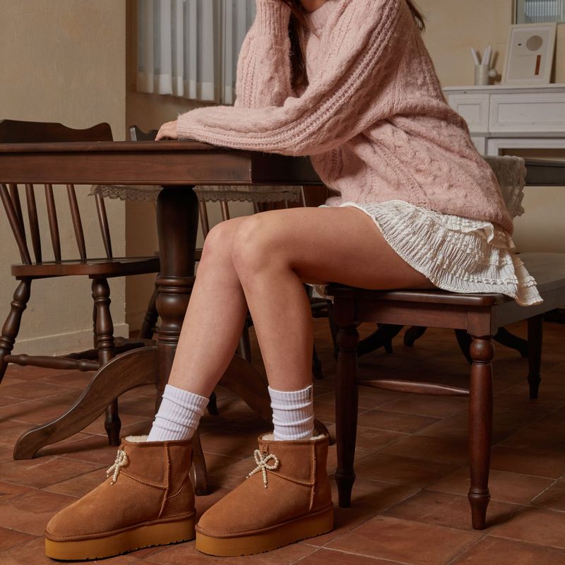CHUBASCO WINTER FUR BOOTS COPO WCP2403 CHESTNUT