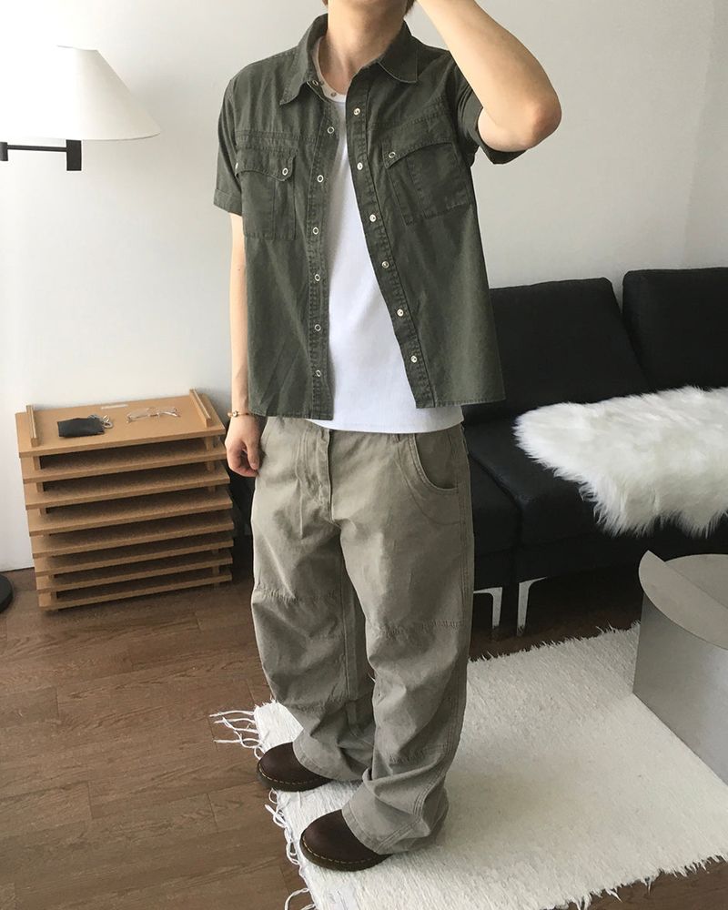 Drif Dyeing Short Sleeve Shirt