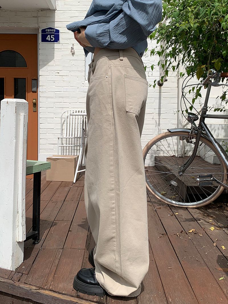 BASIC WIDE PANTS (5C)