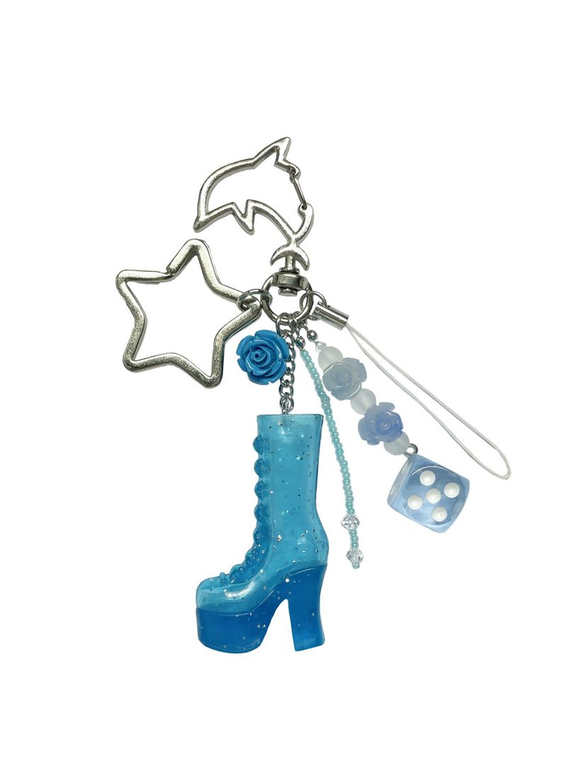 HYONNY.JSG(ヒョニネジャンシング)の「Ocean Blue Boots Keyring Bag Charm Keychain(Toys/Key Holders)」