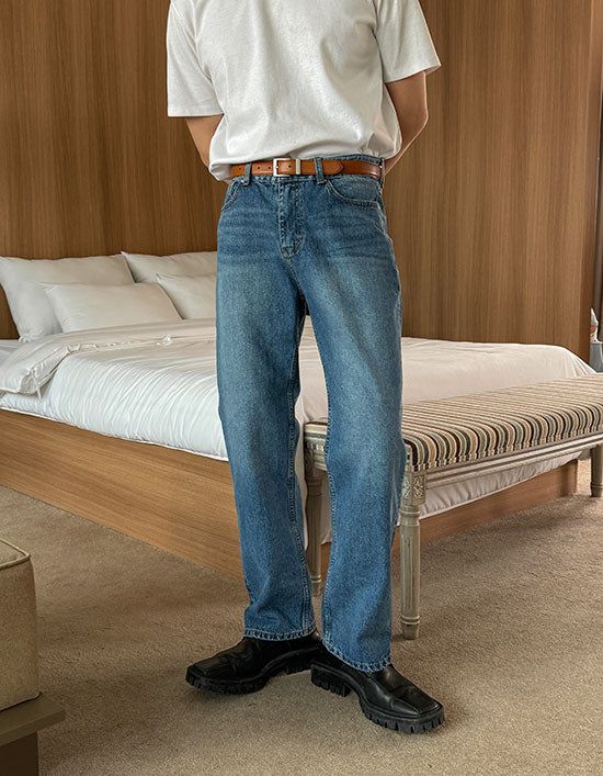 ASCLO(エジュクロ)の「Digan Molly Semi Wide Denim Pants (4color)(Pants)」
