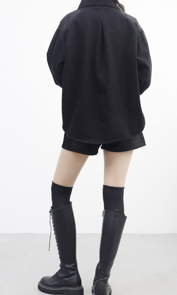 Paet Vintage Washing Jacket + Washing Shorts Set