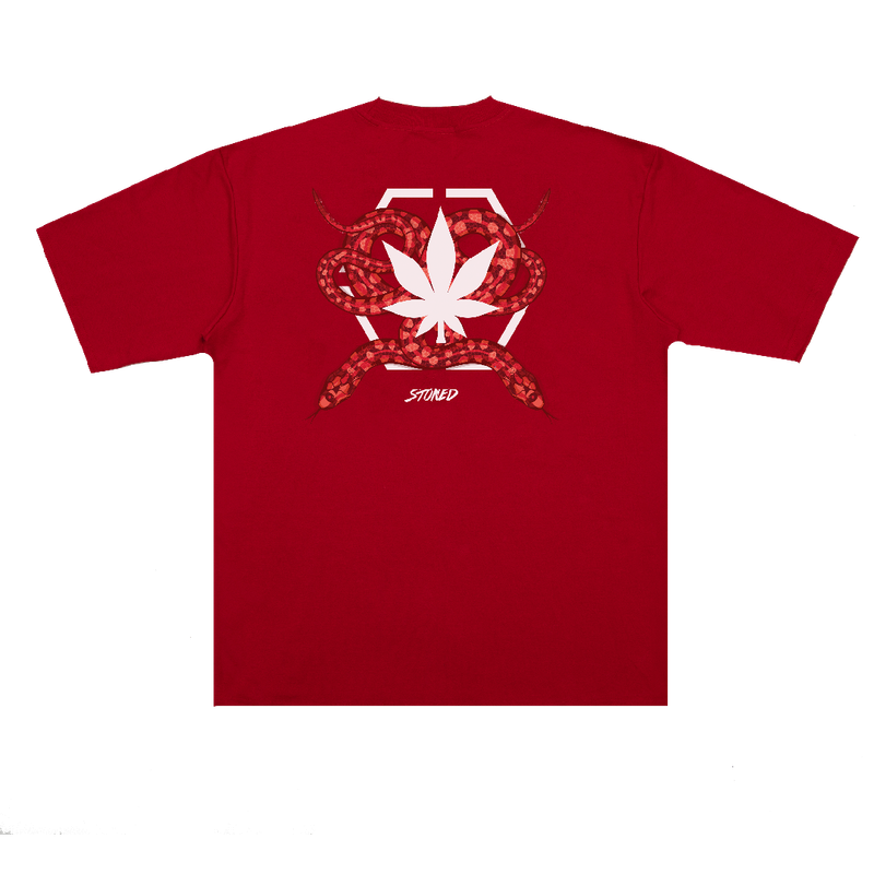 Mystic : Hexagon Snake Tee Red
