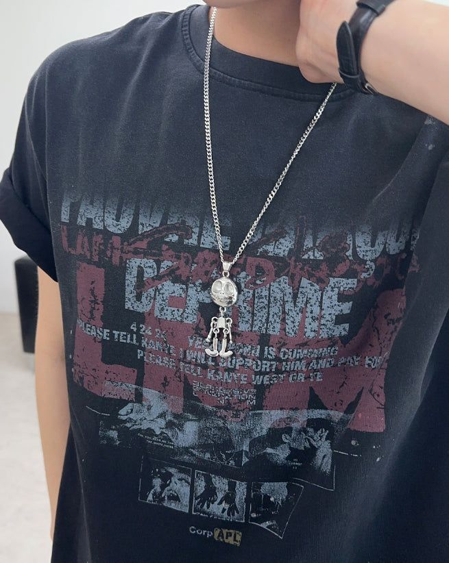 SATIIIZ（サティーズ）の「Elter Moving Skeleton Necklace（Accessories）」