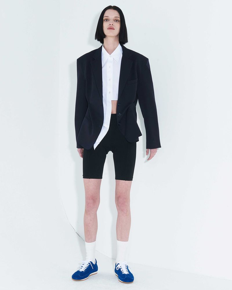 DOZI - Pinched Tailored Jacket _ Dark Navy