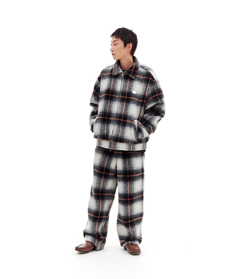 BRUSHED FLANNEL PANTS (BLACK)