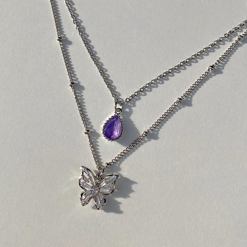Princess butterfly necklace