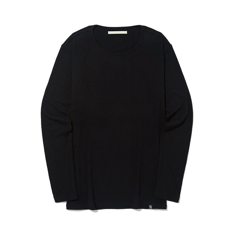 COLLECTION BACK OPEN LONG SLEEVES [BLACK]