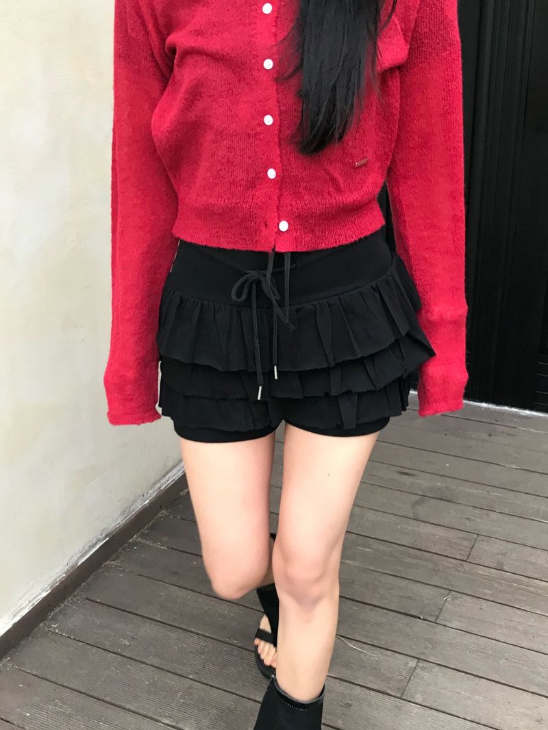 Coco Frill Layered Skirt Pants