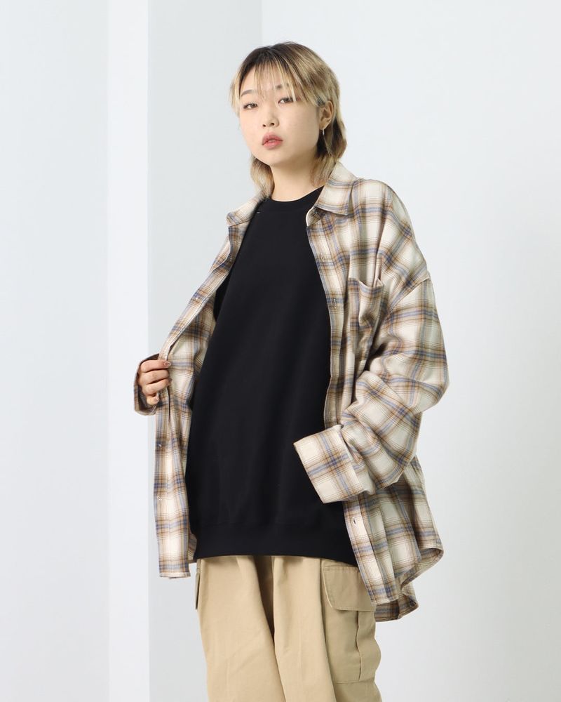 Overfit Retro Checked Shirt_2color