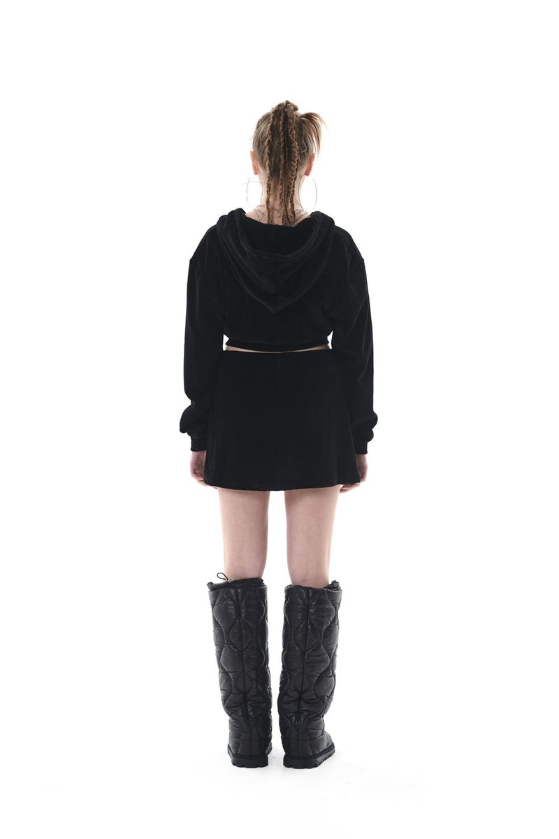 22 VELVET MINI SKIRT