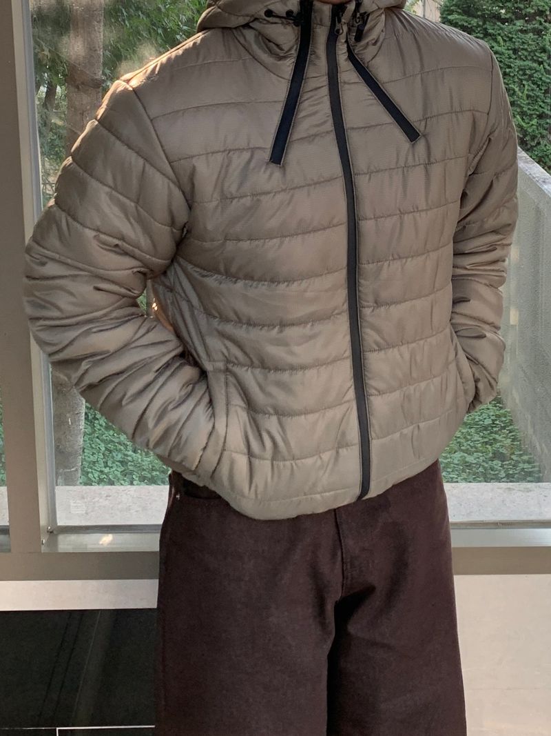 Three-Zipper Hood Lightweight Padding