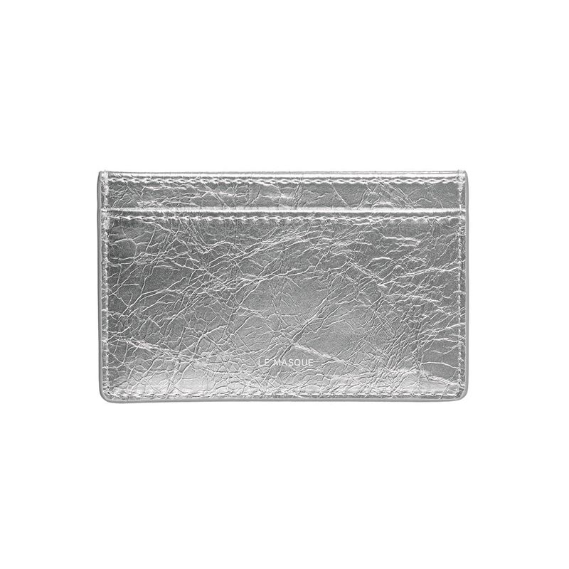 DOT Slim Pocket Mini Coin Transportation Card Wallet silver