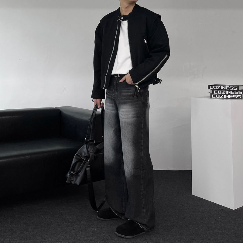 MG Suede Biker Jacket (3 colors)