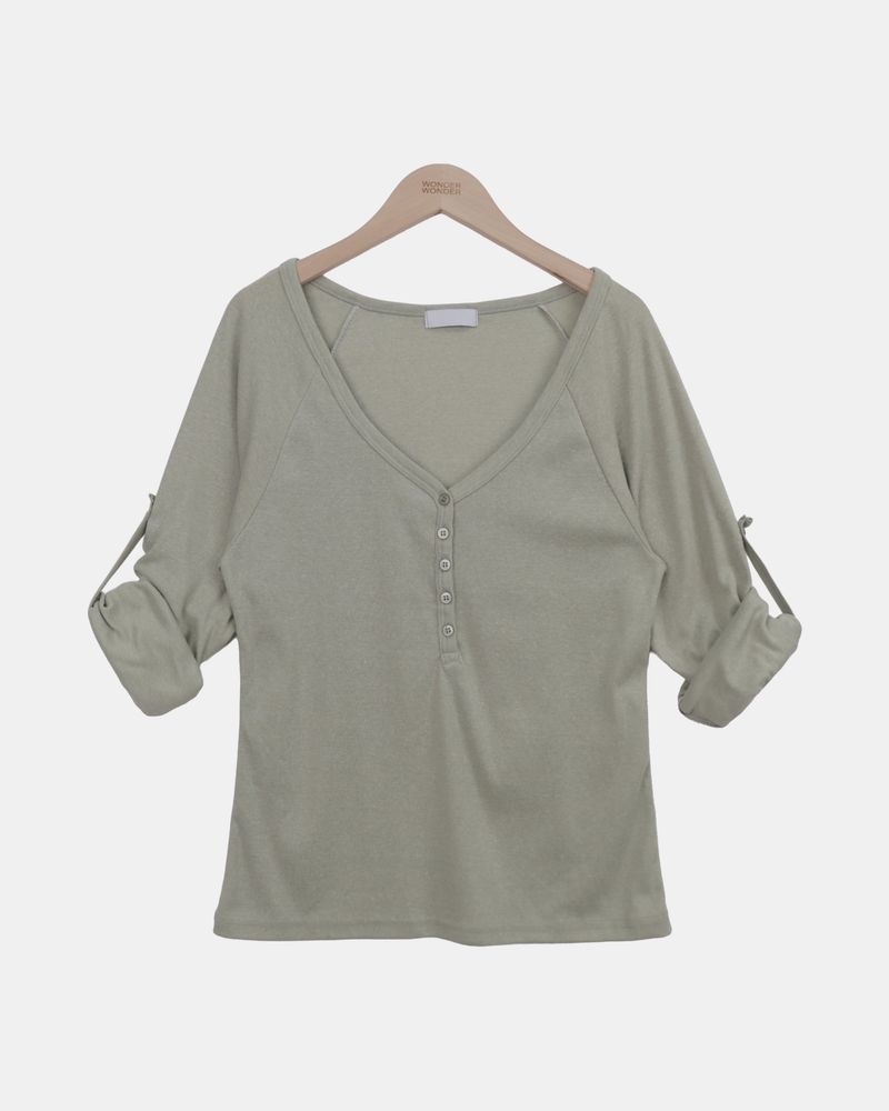 Siniz Roll-Up 7-Sleeve T-Shirt