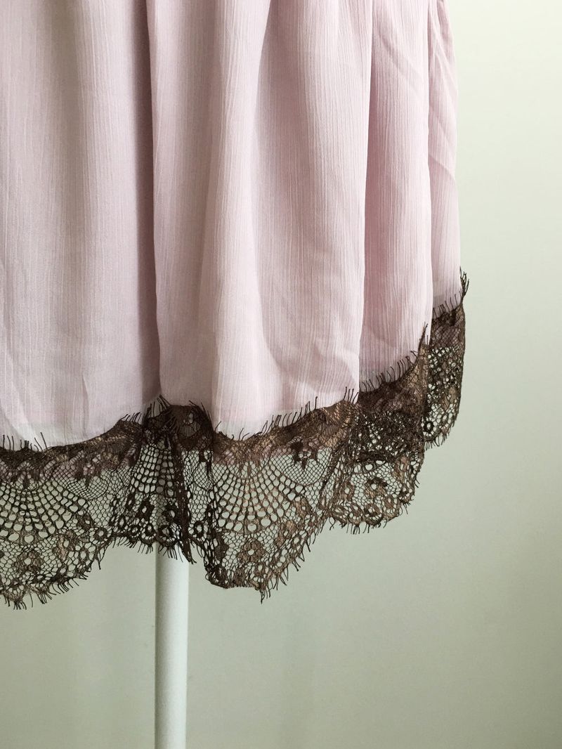 Dolce lace slip mini dress
