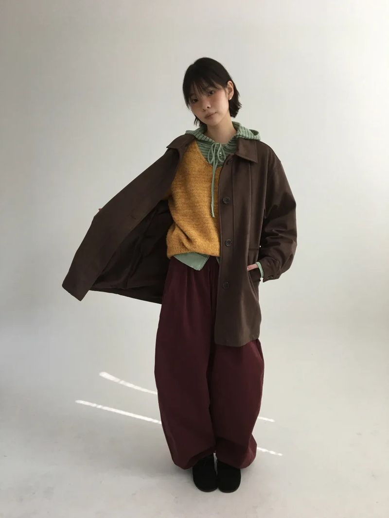 Saco Suede Half Coat (2color)