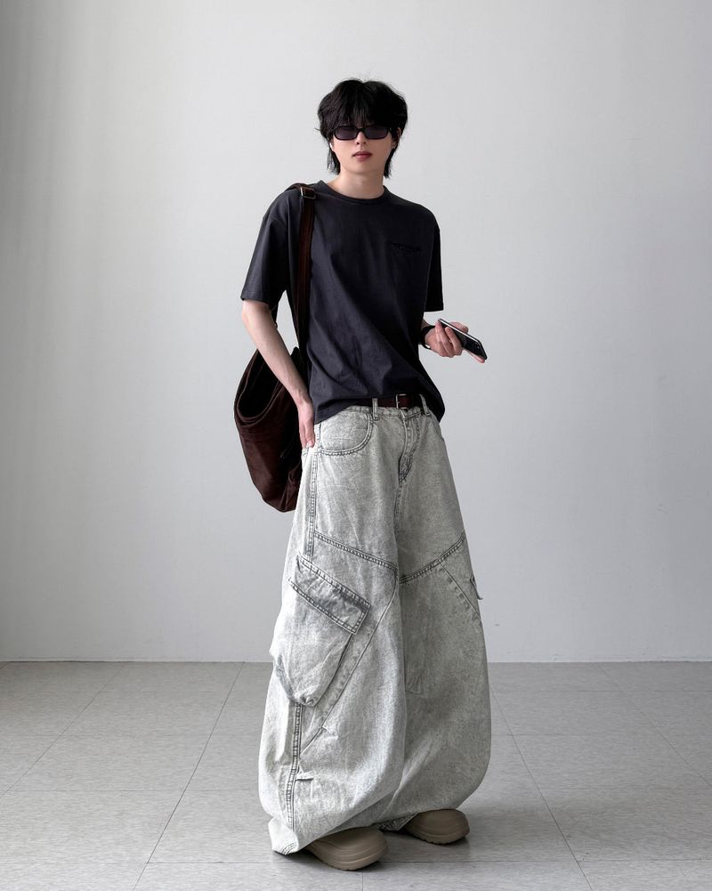 Ditto Gray Balloon Denim