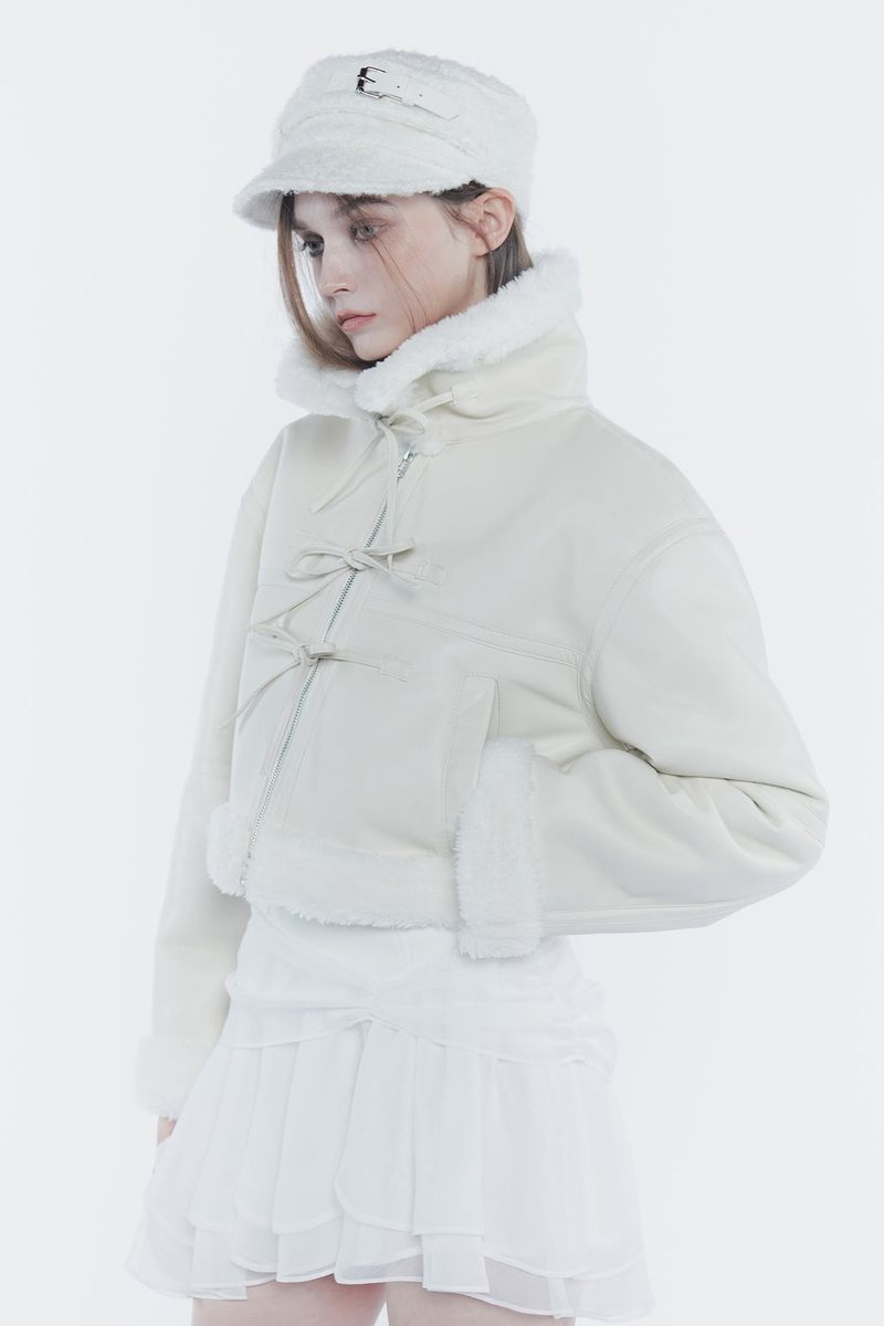 LUCY MUSTANG JACKET cream