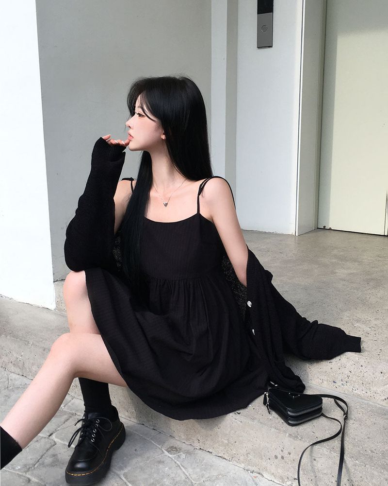 [MADE] Angel, mini strap dress