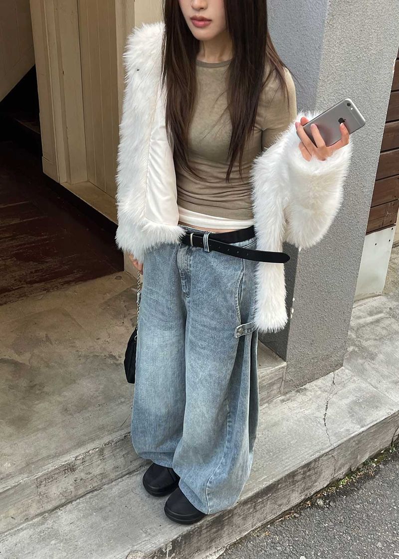 HOLIDAY HOOD FUR JACKET