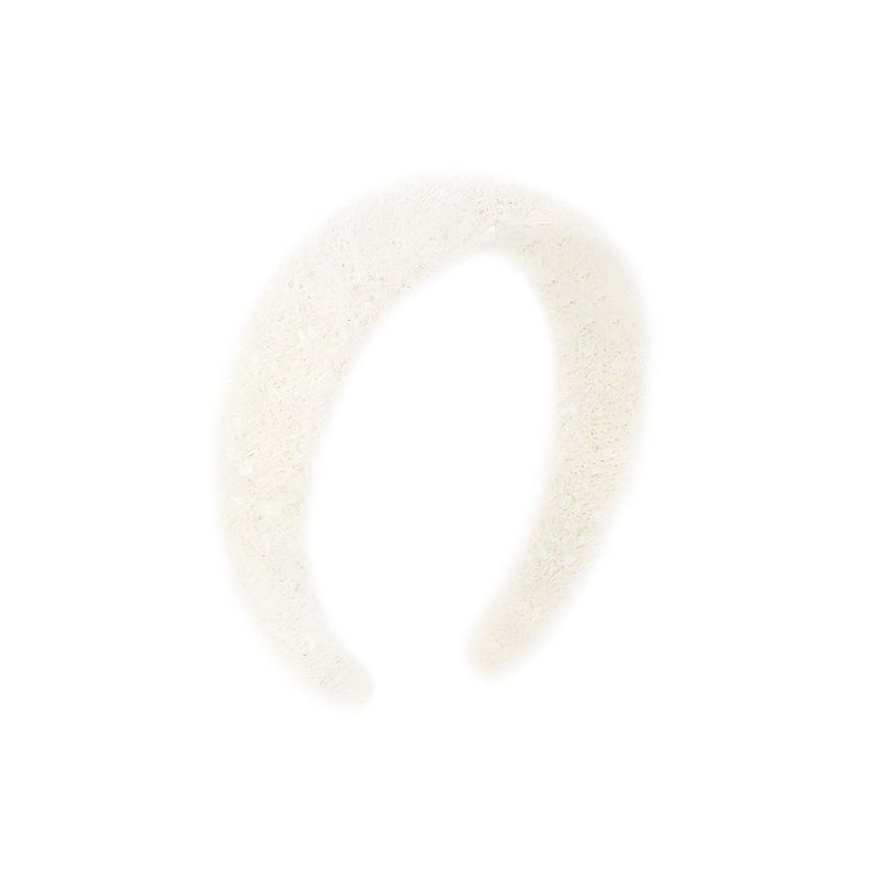 Glitter Fur Volume Hairband 