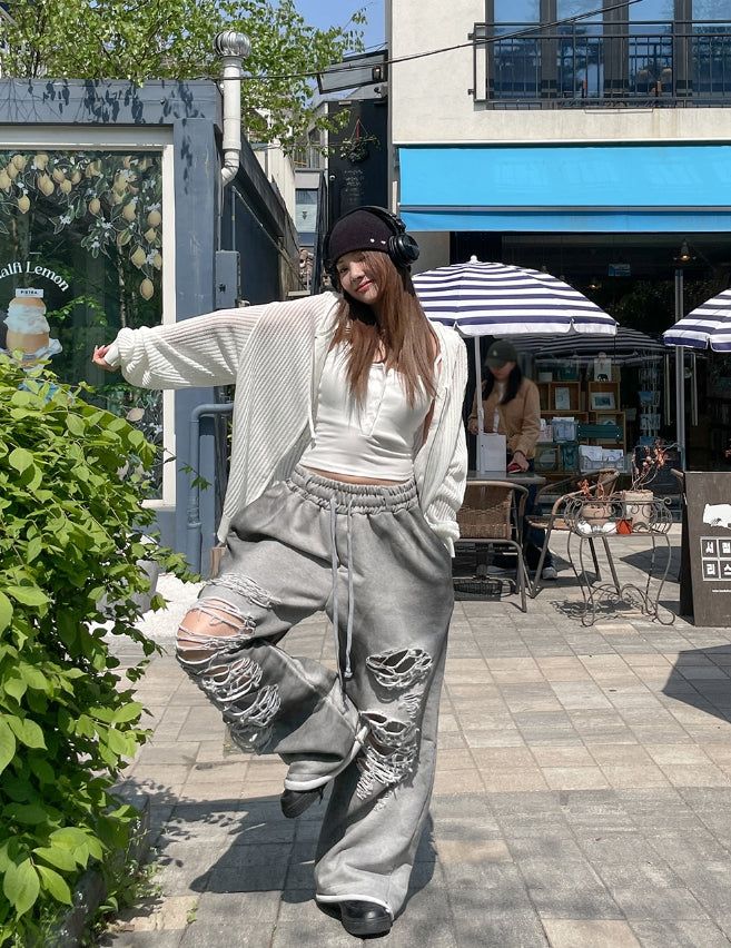 Ruby vintage dirty washing damage pants