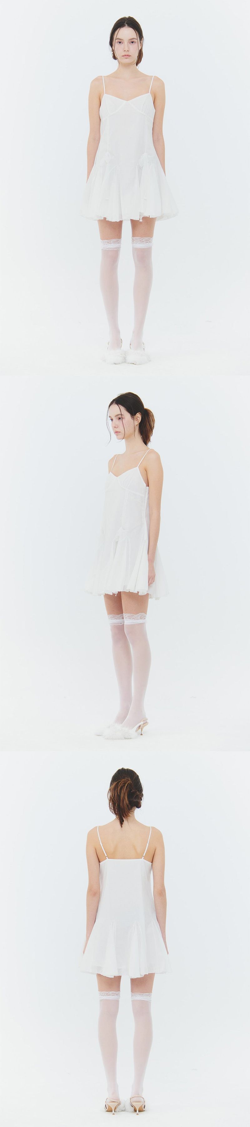 ARIEL LACE DRESS white