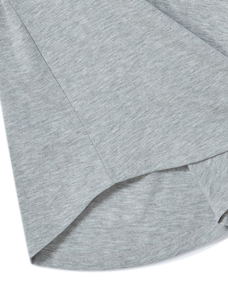 STRING TIED L/S GREY