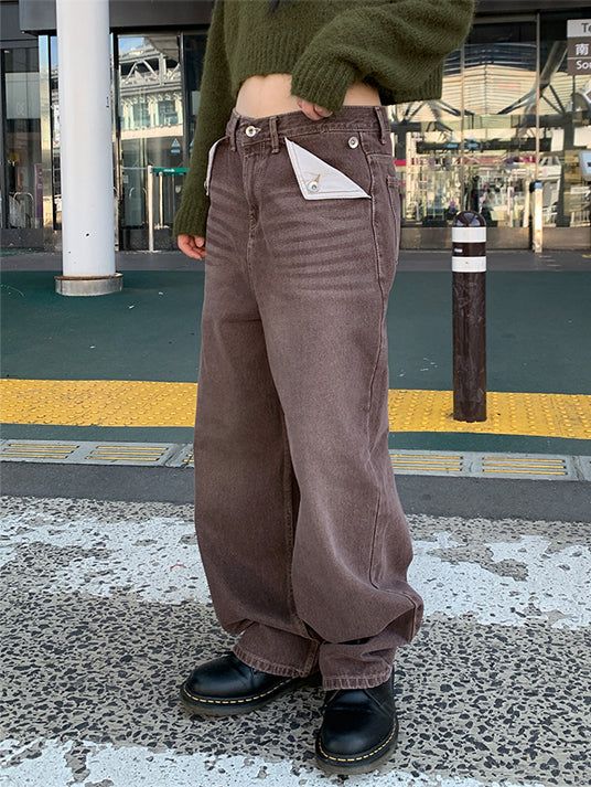 RETRO POCKET POINT JEANS (3C)