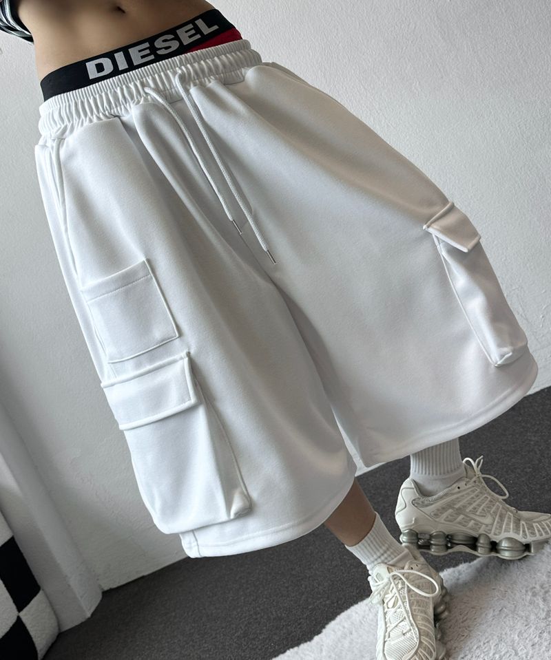 Diverse Multi Cargo Balloon Bermuda Shorts 4color