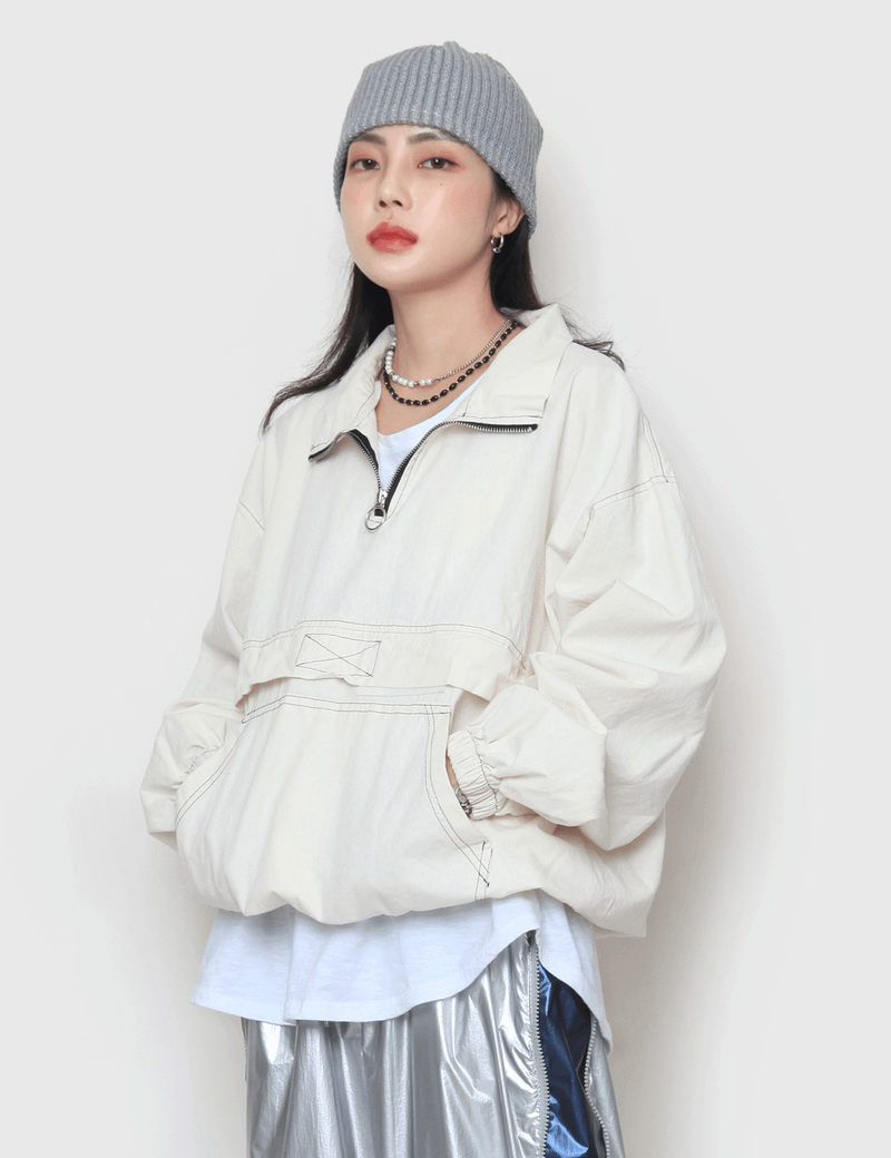 nutellike(ヌテールライク)の「Stitch washing anorak(Jackets/Outerwear)」