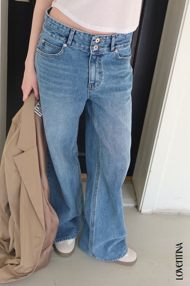 TWO-BUTTON DENIM_BLUE