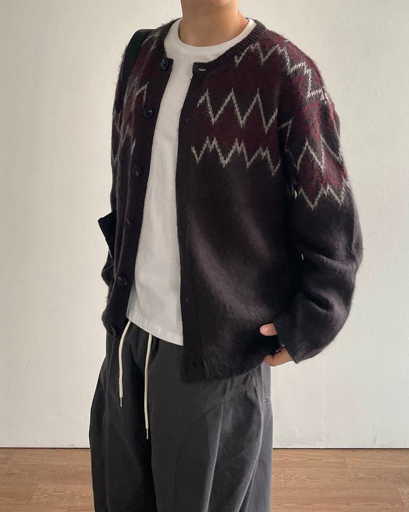 Woolf Argyle Cardigan
