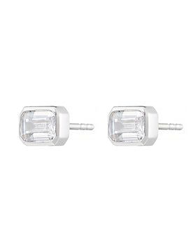 Horizontal Step Earring