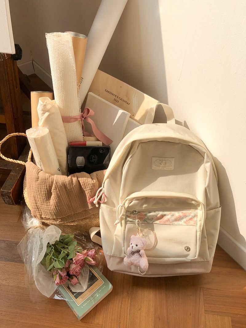 Bon voyage backpack_vintage rose