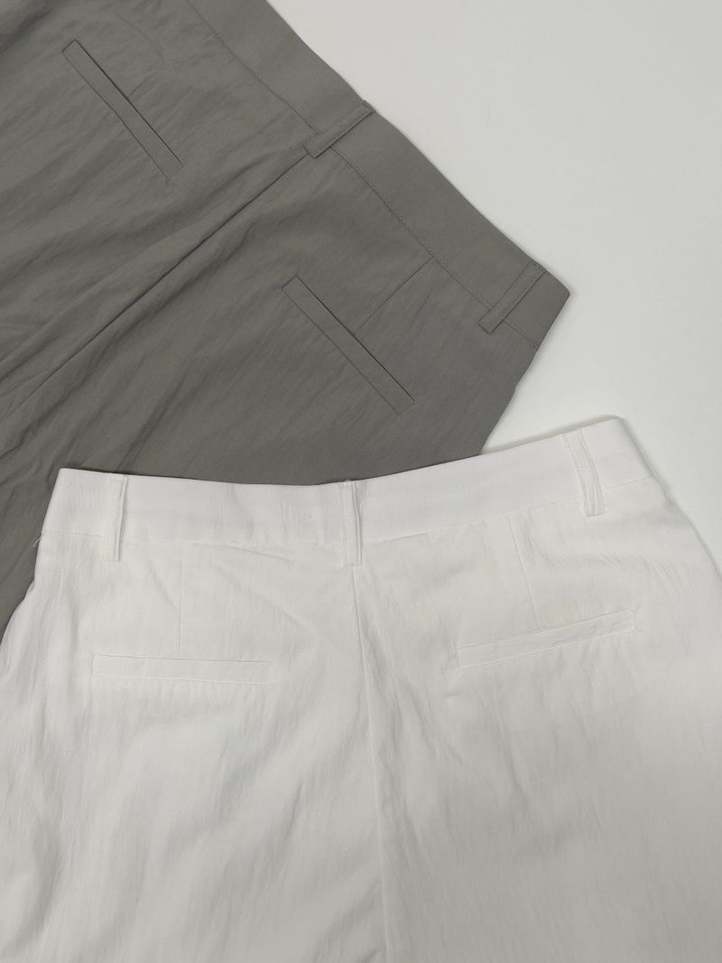 Yvon Nylon Strap Wide Slacks