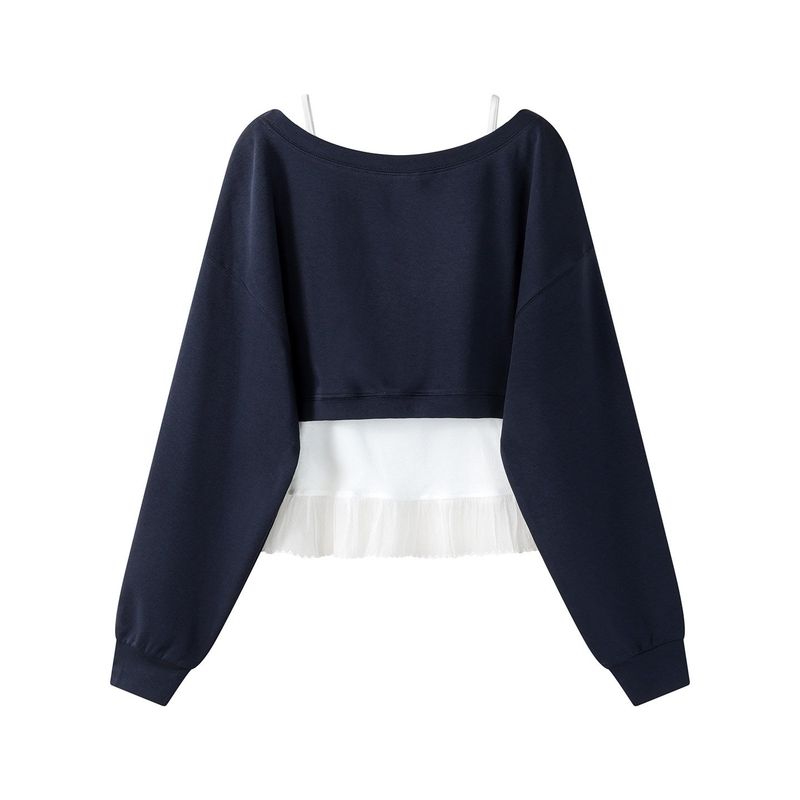 Avelyn Layer Crop Sweatshirt
