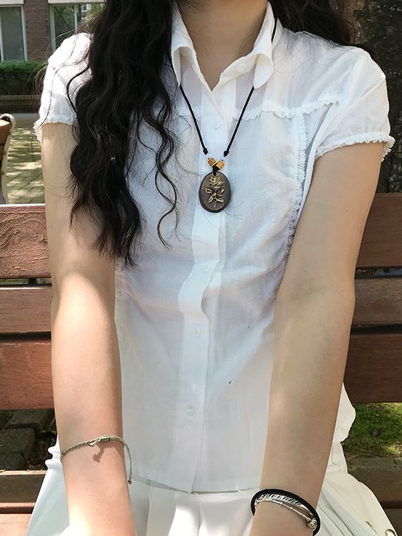 seezul（シーズル）の「ao vintage frill shirts（Tops）」