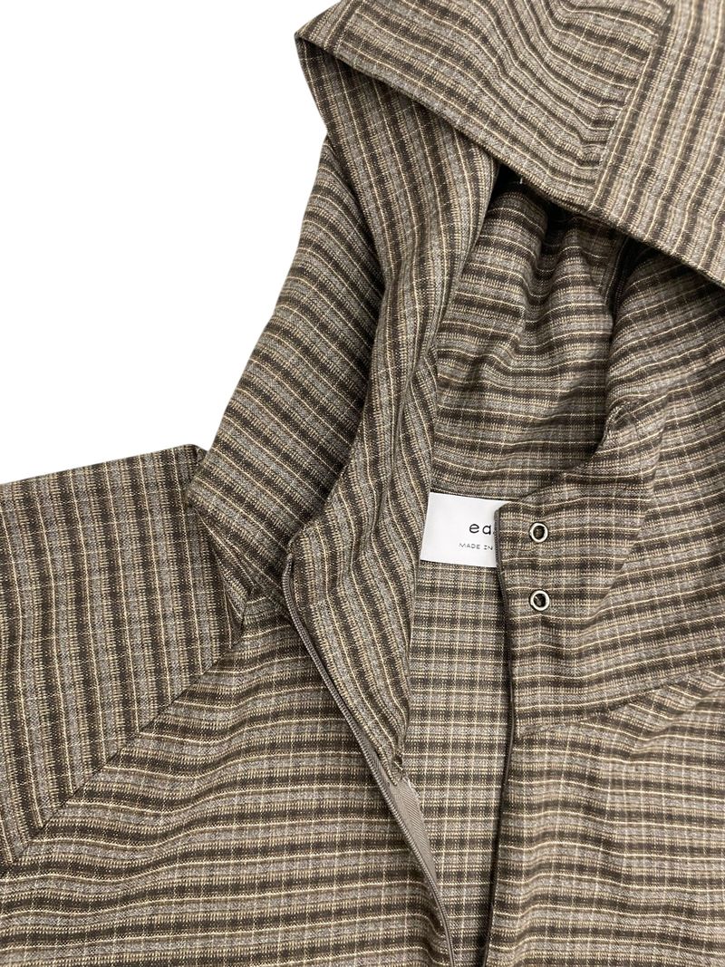 Moko Checkered Hoodie T-Shirt