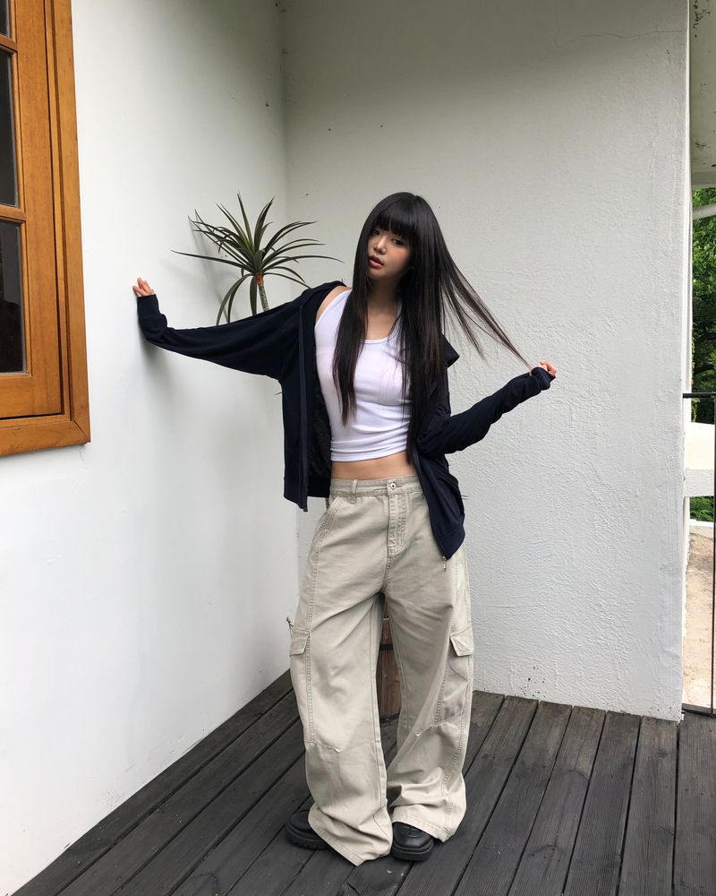 Gyuni Sheer Hooded Zip-Up
