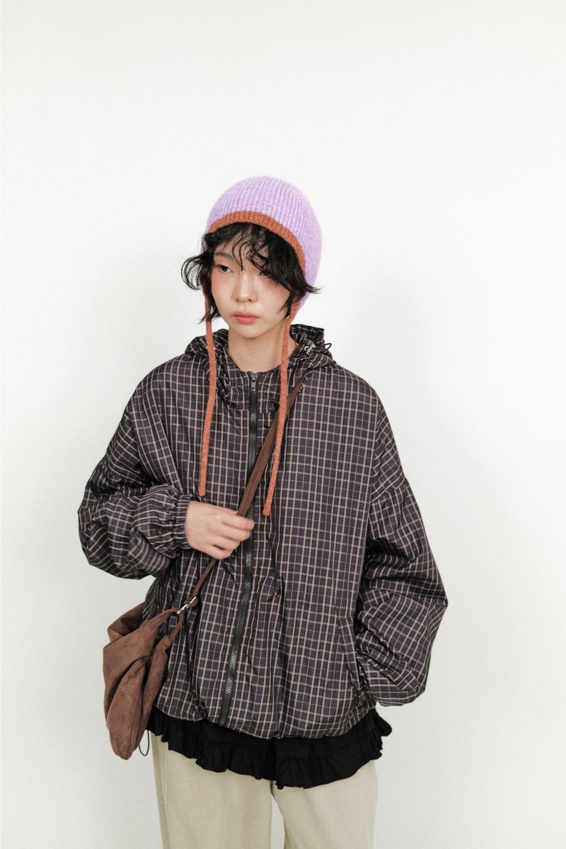 Gourmet Check Windbreaker(3color)