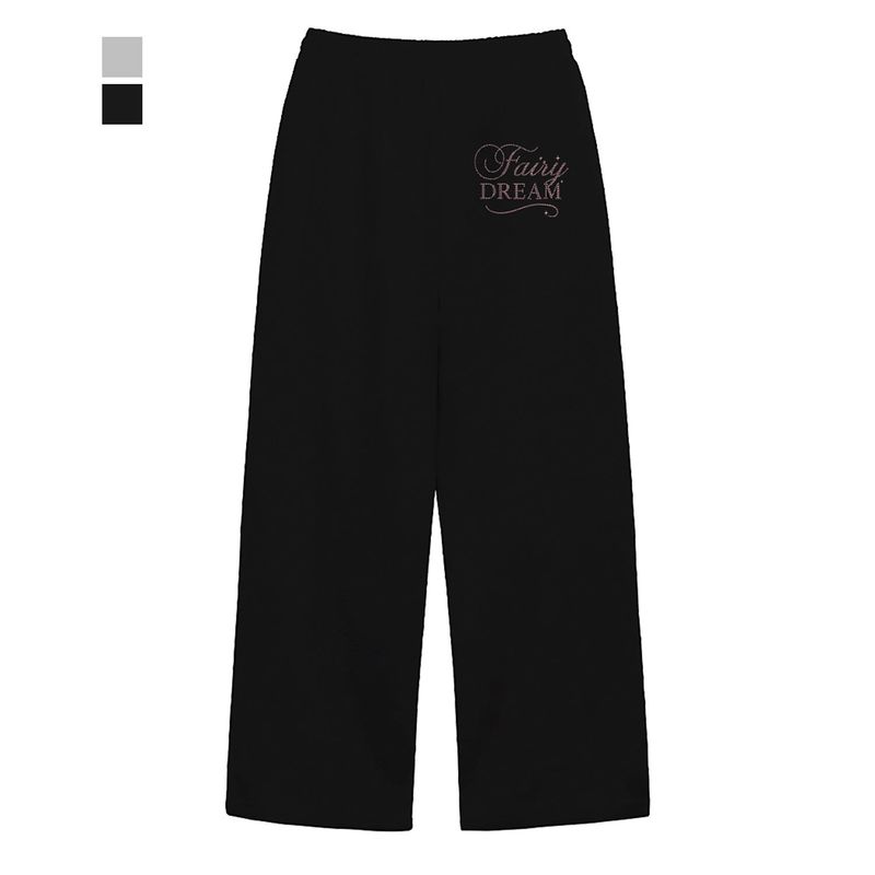RANDOMOFF（ランダムオフ）の「フェアリードリームアイコンワンタックワイドスウェットパンツ (2color)（パンツ）」