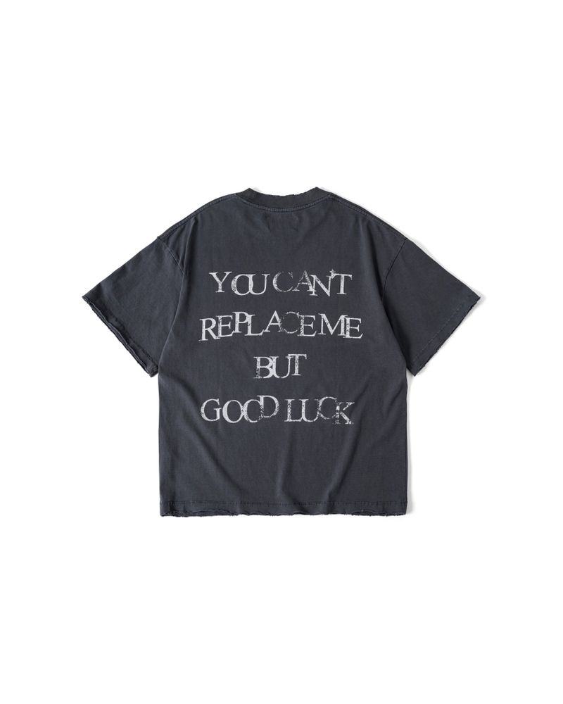 KMC | GOOD LUCK Washed Tee - Gray