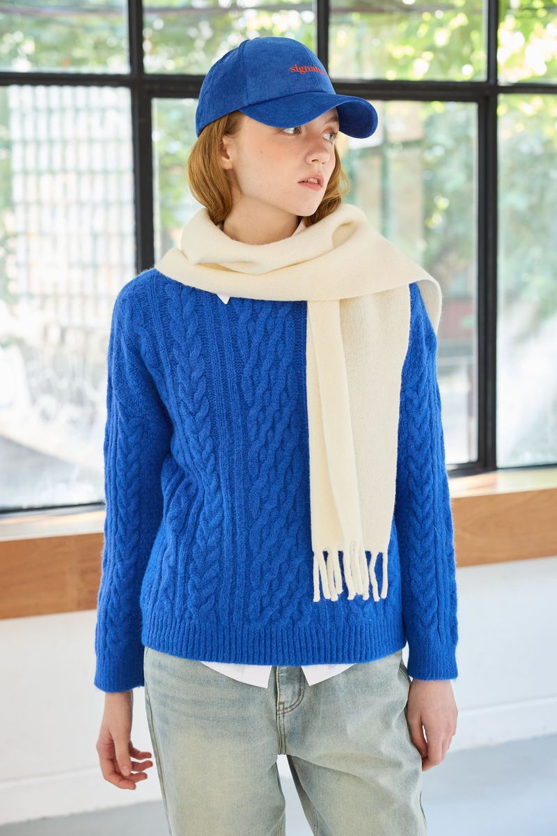 JUICY ROUND KNIT / BLUE