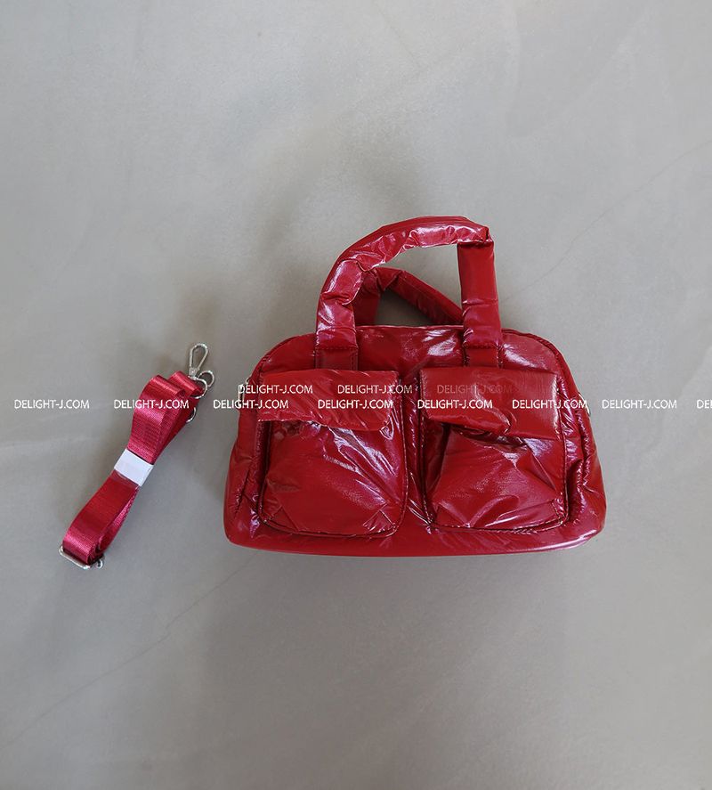 Padded pocket Cross strap set tote & shoulder bag