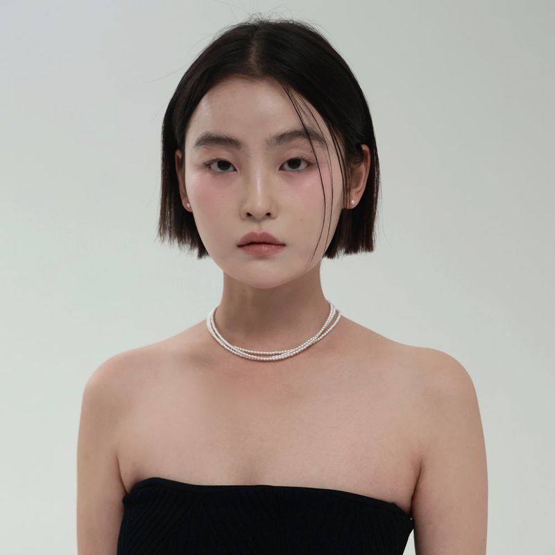 [single earring]14K gold fresh water pearl earring